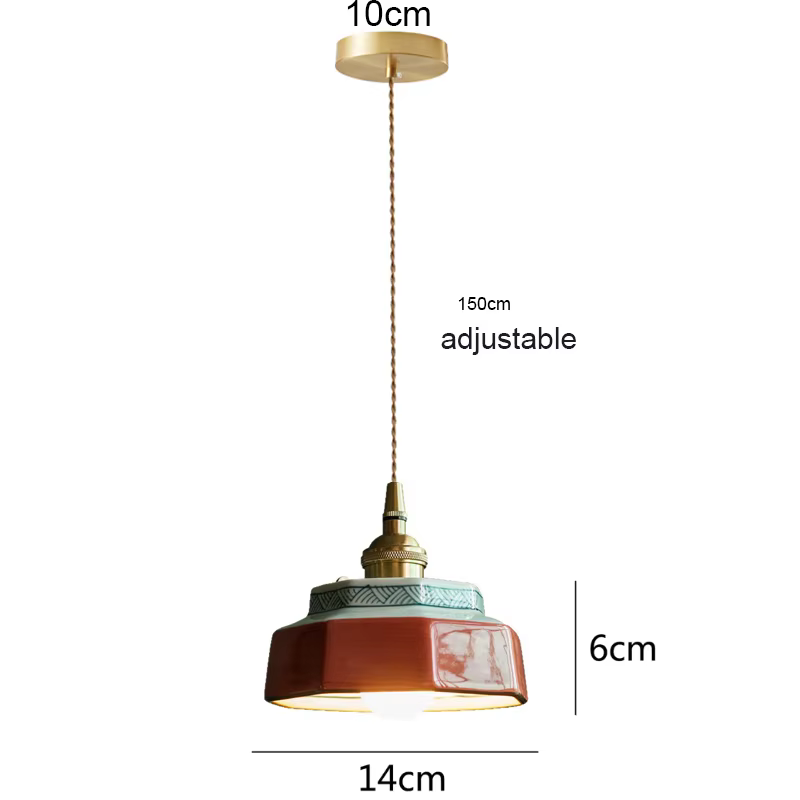 Nouvelle lampe suspendue de style chinois pour restaurant, hôtel, balcon, table à manger, lampe susp
