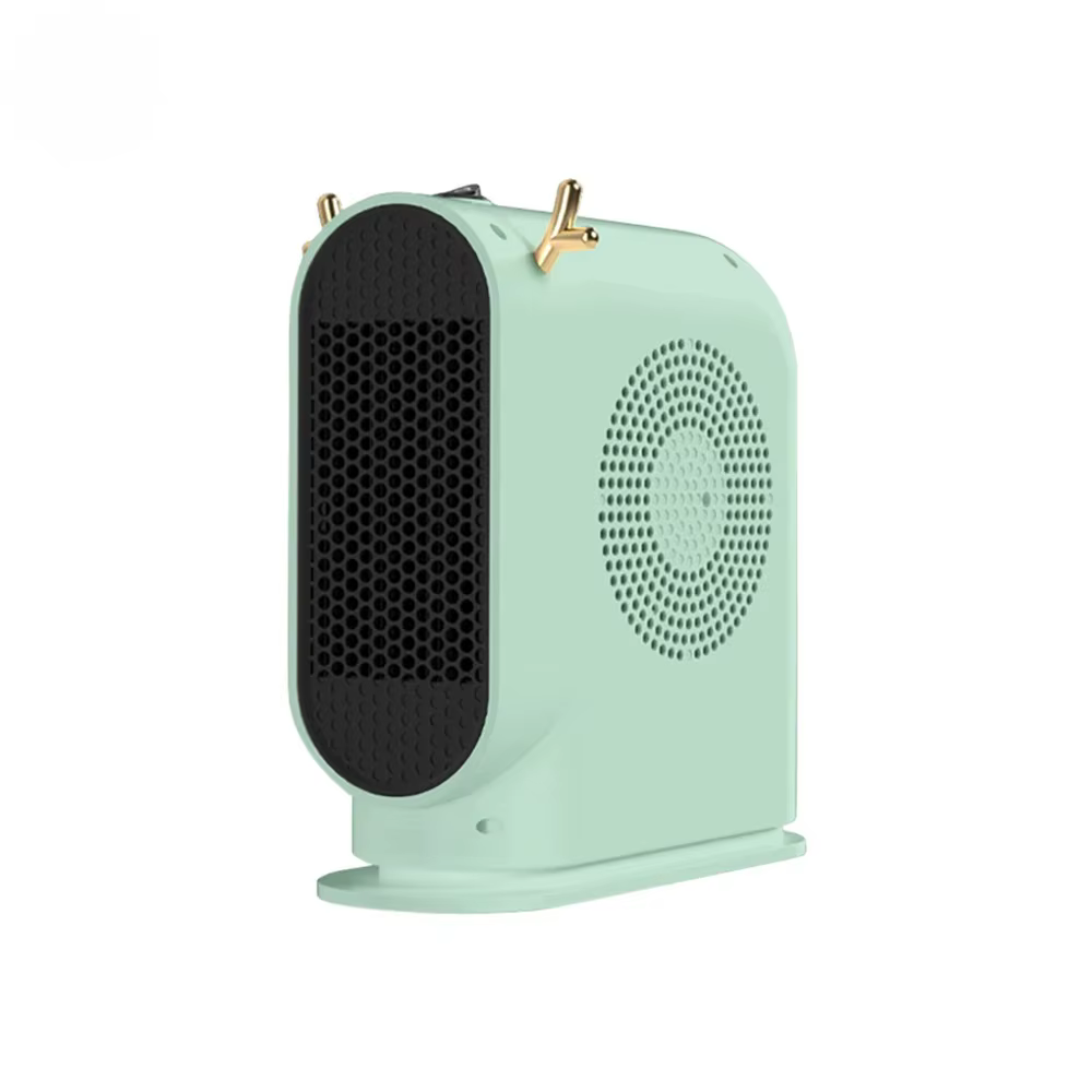Chauffage électrique de bureau 500W, Portable, pour la maison, Thermostat Intelligent, ventilateur, 