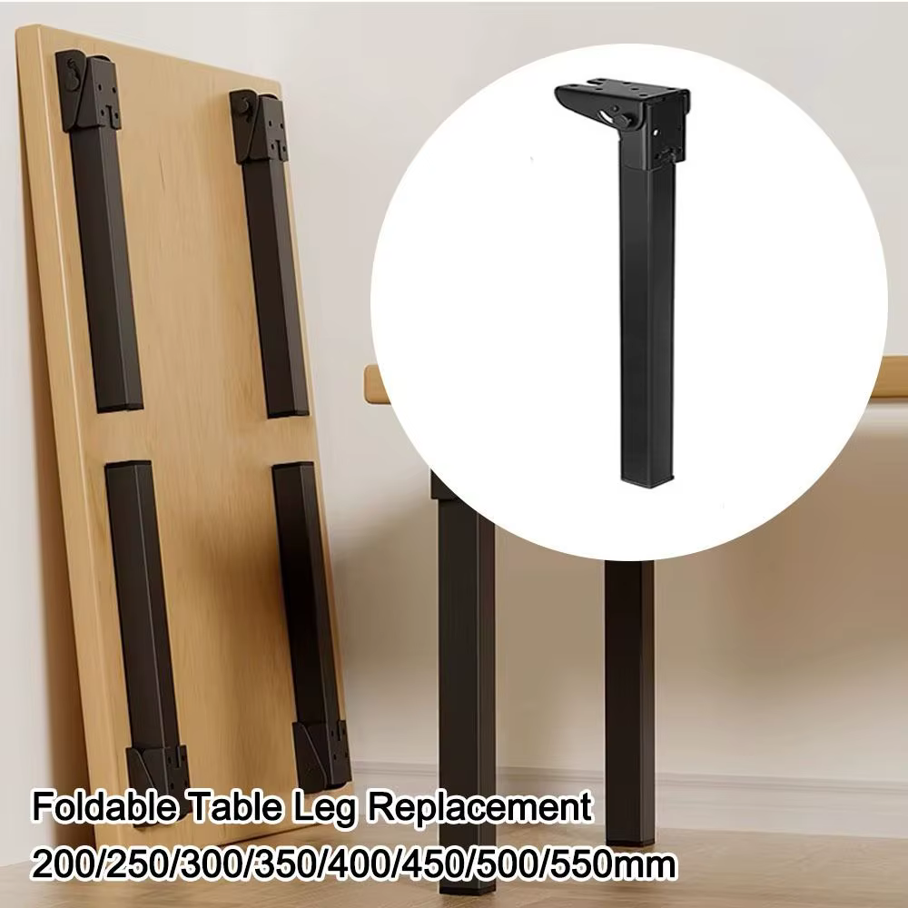 90 ° Pied de Table pliant de remplacement en métal, bricolage, pieds de Support de canapé-lit, pie