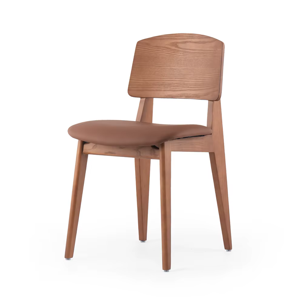 Chaise de salle à manger moderne en bois massif, meubles de salle à manger de maison au Design nordi