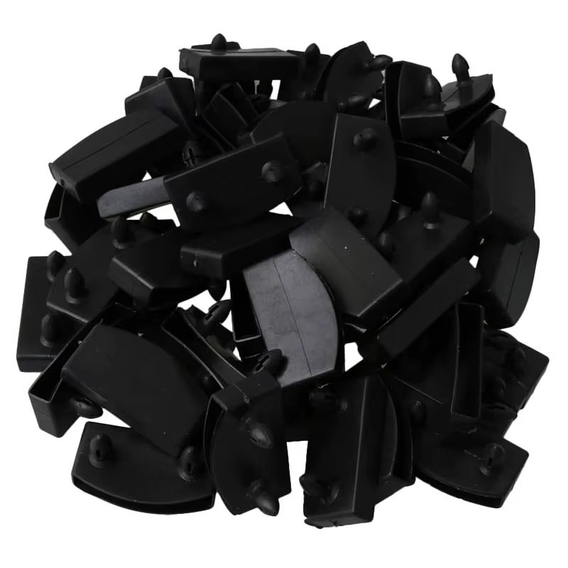 Embouts en plastique, 10 pièces, supports à lattes latérales et centrales, connecteur, accessoires d