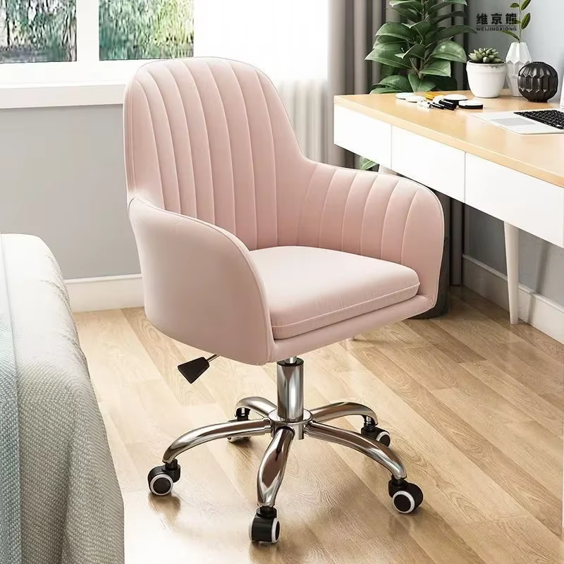 Chaise de Bureau Confortable à Dossier Long, pour Étudiante, Dortoir, Fille, Bureau, Maquillage, Ord