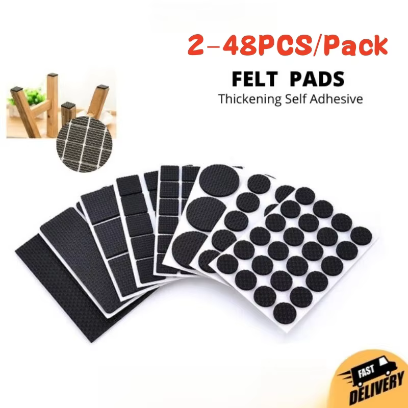 Coussinets en feutre auto-adhésifs pour pieds de Table et chaise, tapis de pied de meuble, autocolla