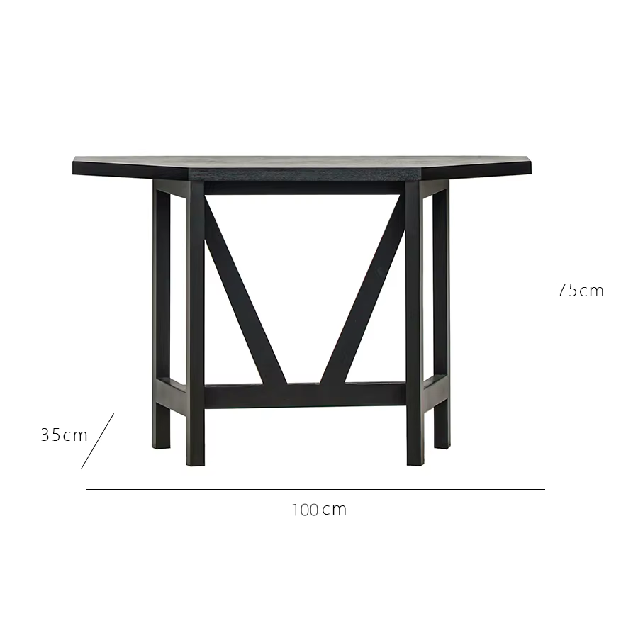 Tables de Console étroites minimalistes élégantes Tables de Console rustiques minces italiennes Cons
