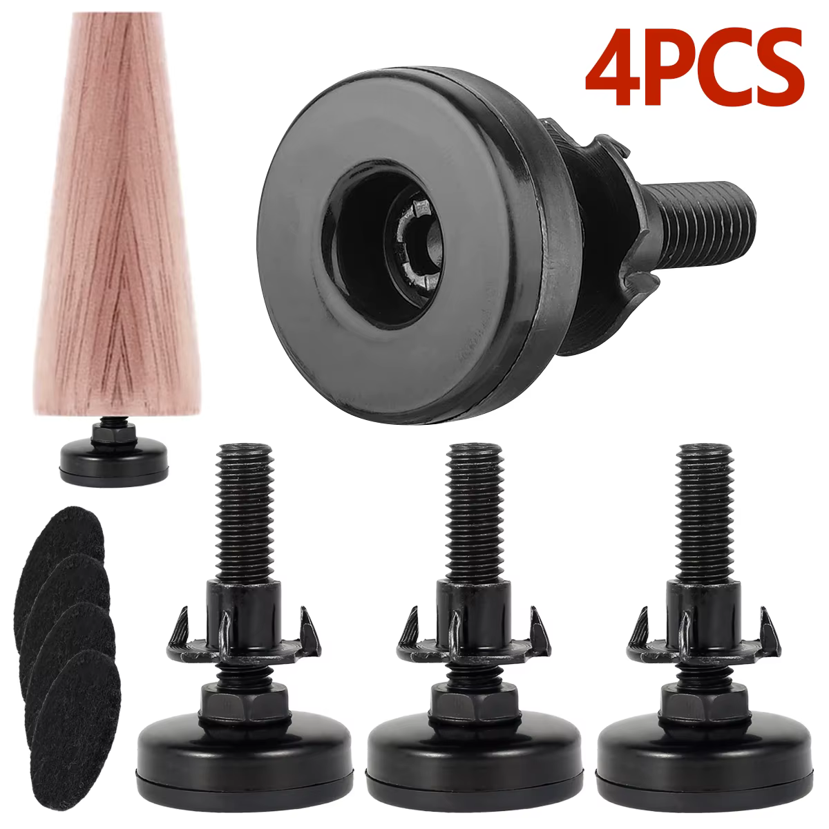 Pieds de Meubles RapDuty, Réglables, pour Tables, Chaises, artificiel évateur de Canapé, Livraison D
