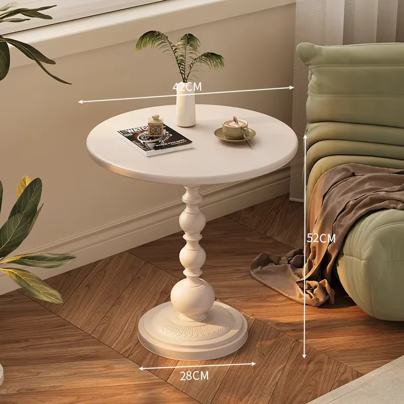 Table d'appoint ronde minimaliste en métal, vintage, de luxe, moderne, petite table d'appoint, desig