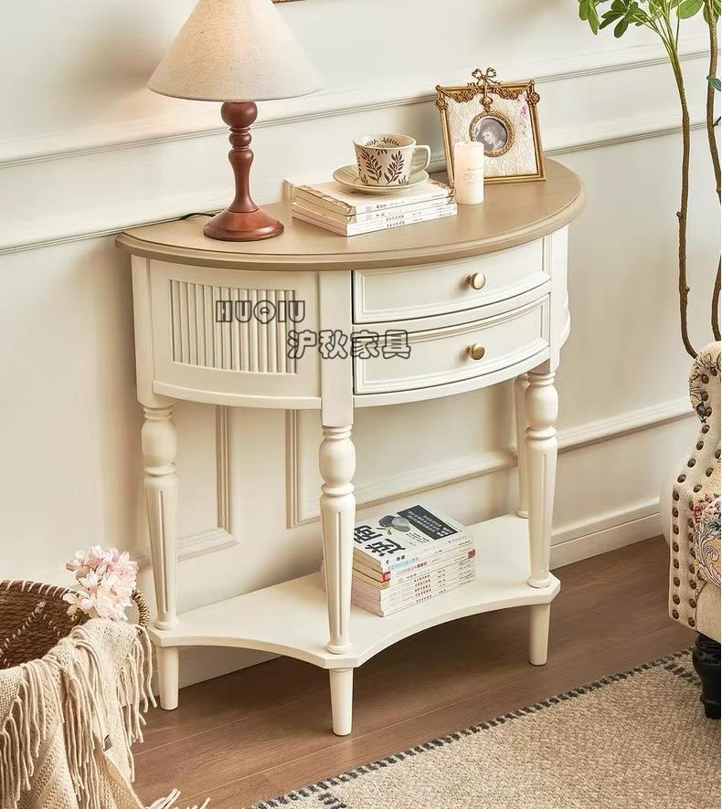 Table de Console ornée française, classique, pratique, Premium, tendance, meubles de Bureau élégants