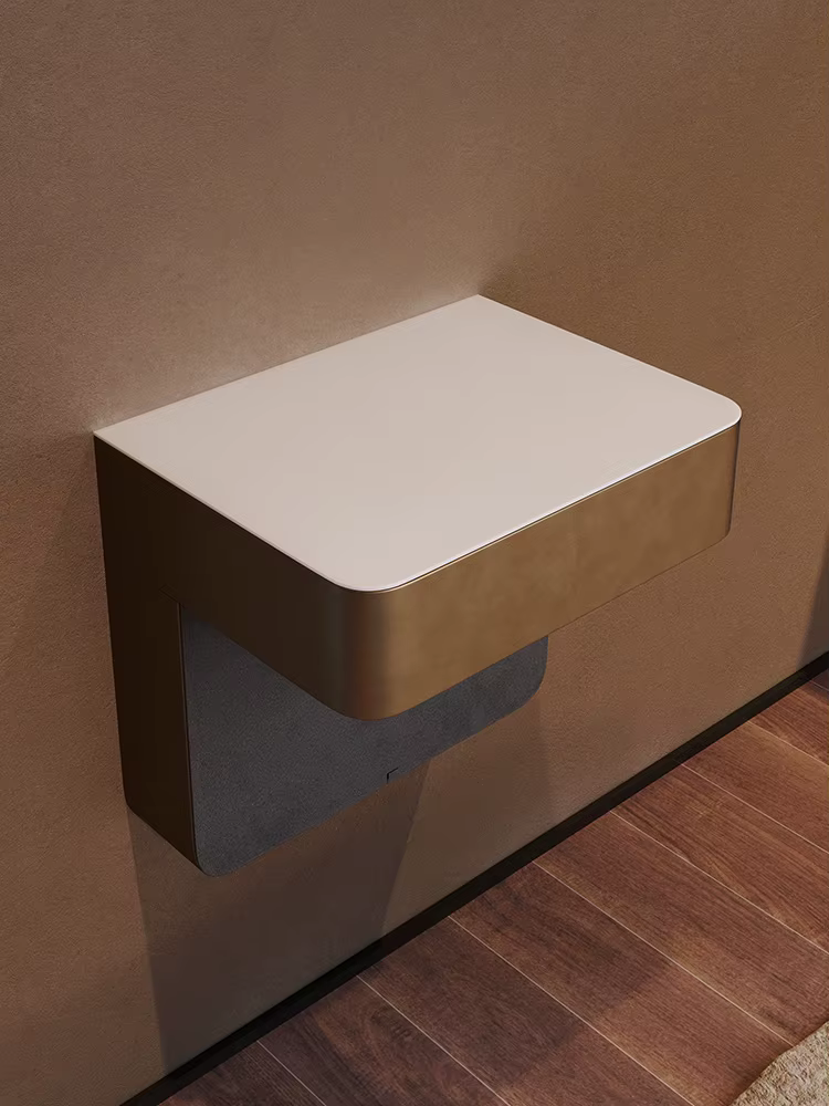 Petite table De chevet peu encombrante, Design minimaliste italien De luxe, Tables rustiques uniques