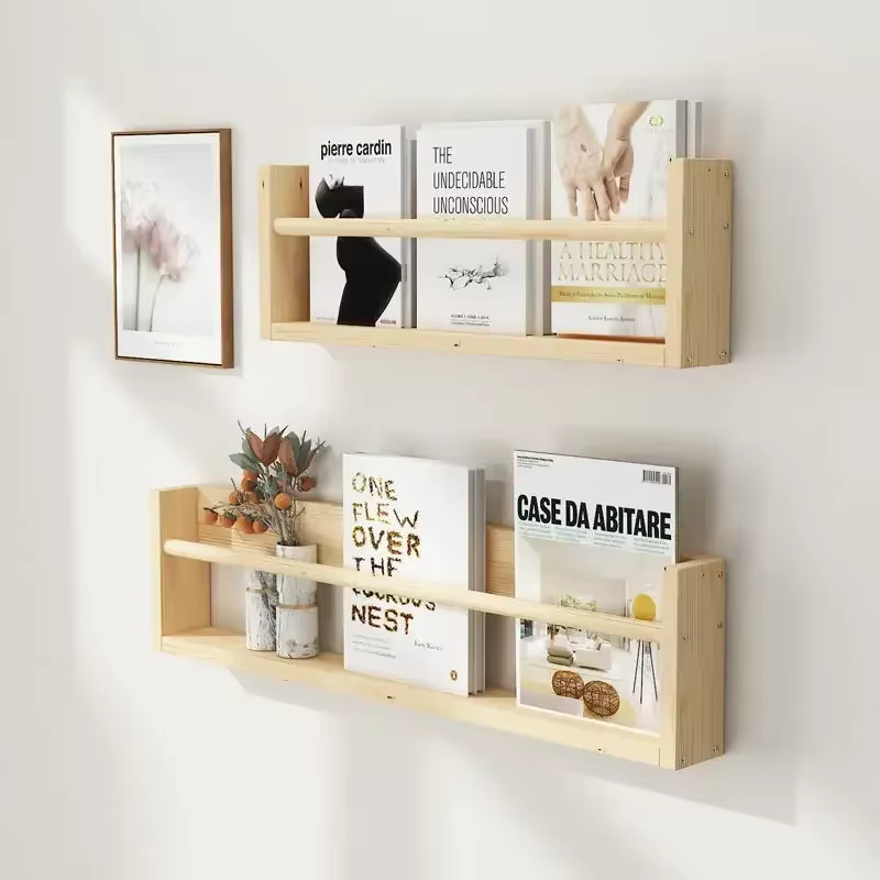 Étagères flottantes en bois, étagères murales pour livres de pépinière, bibliothèque pour enfants, d