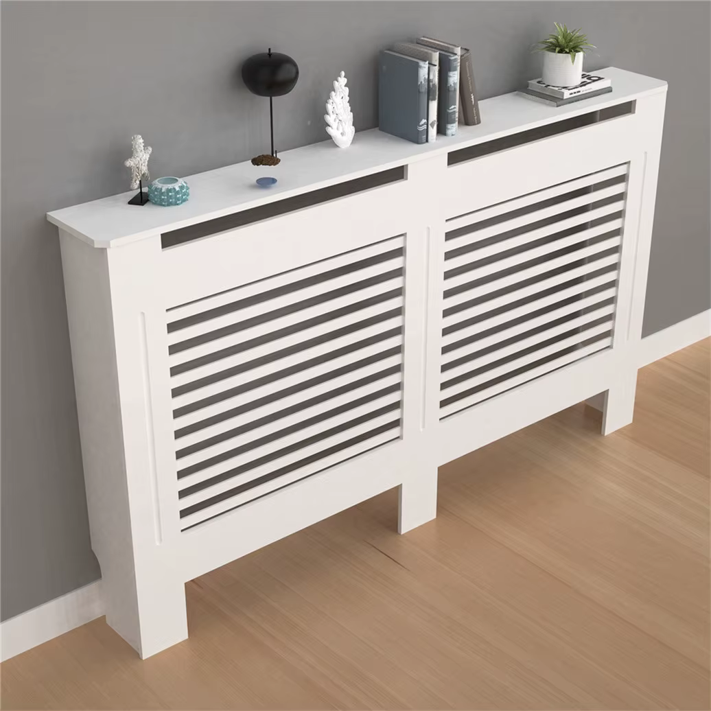 Couvercle de radiateur Super haut de 100CM, étagère à gril solide, armoire en MDF, Style moderne Ver