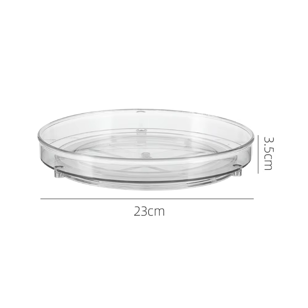 Lazy Susan-Organisateur de réfrigérateur coloré, organisateur de réfrigérateur rotatif T1 pour armoi
