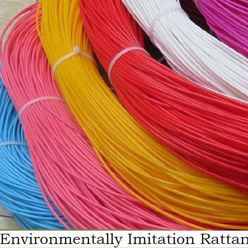 500g environ 90 mètres écologique Imitation rotin bricolage tissé rotin matériel de réparation plast
