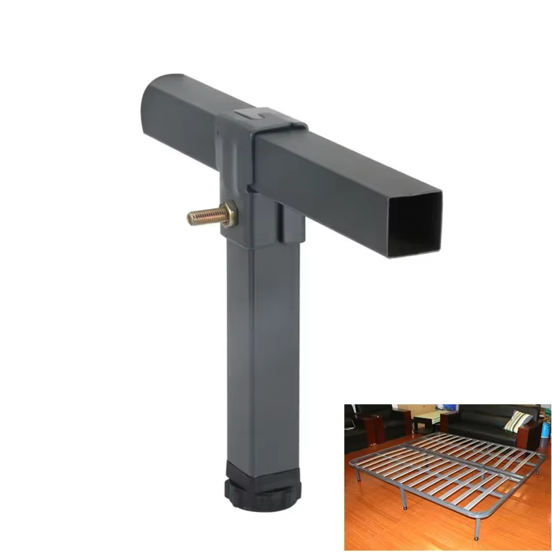 Pieds de Table carrés en métal, pince à hauteur réglable, pour cadre de lit Tatami, Support fixe, ma