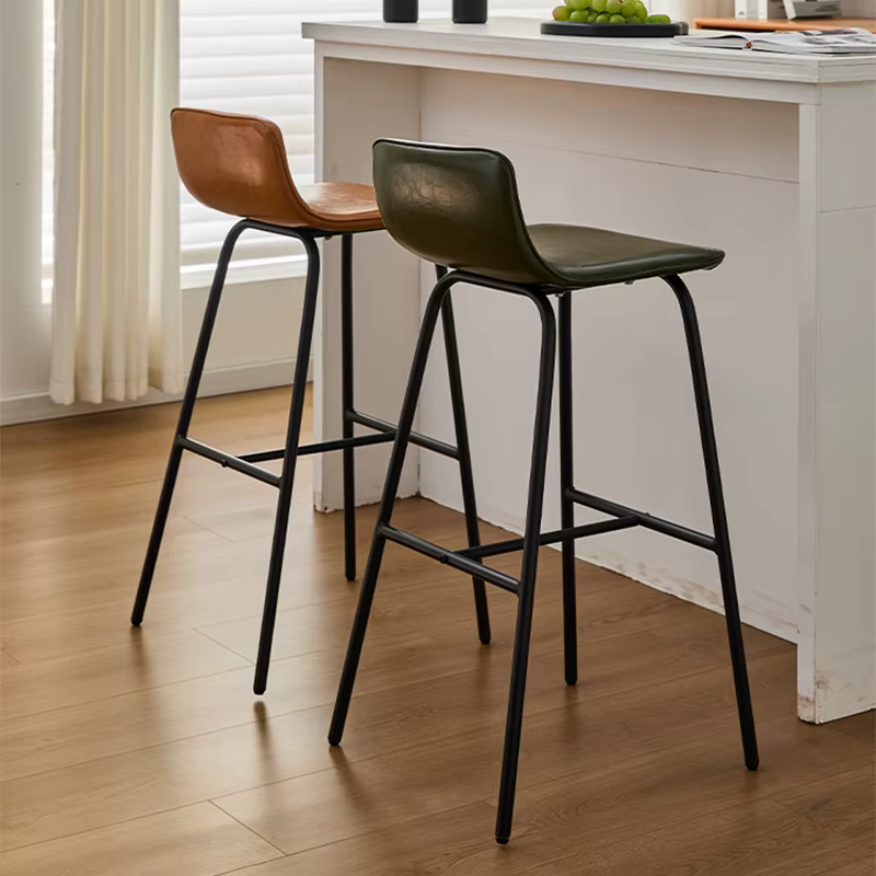 Tabouret de Bar de luxe Commercial noir lourd industriel petit déjeuner comptoir tabourets de Bar ha