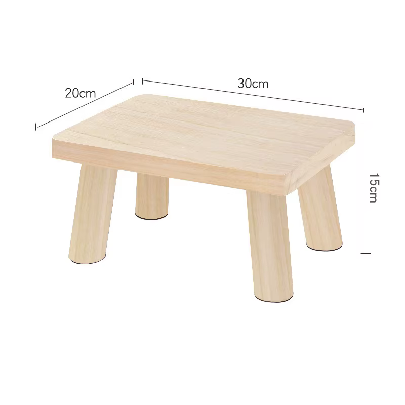 Petit tabouret en bois tabouret à chaussures tabouret bas tabourets carrés salon petits tabourets re