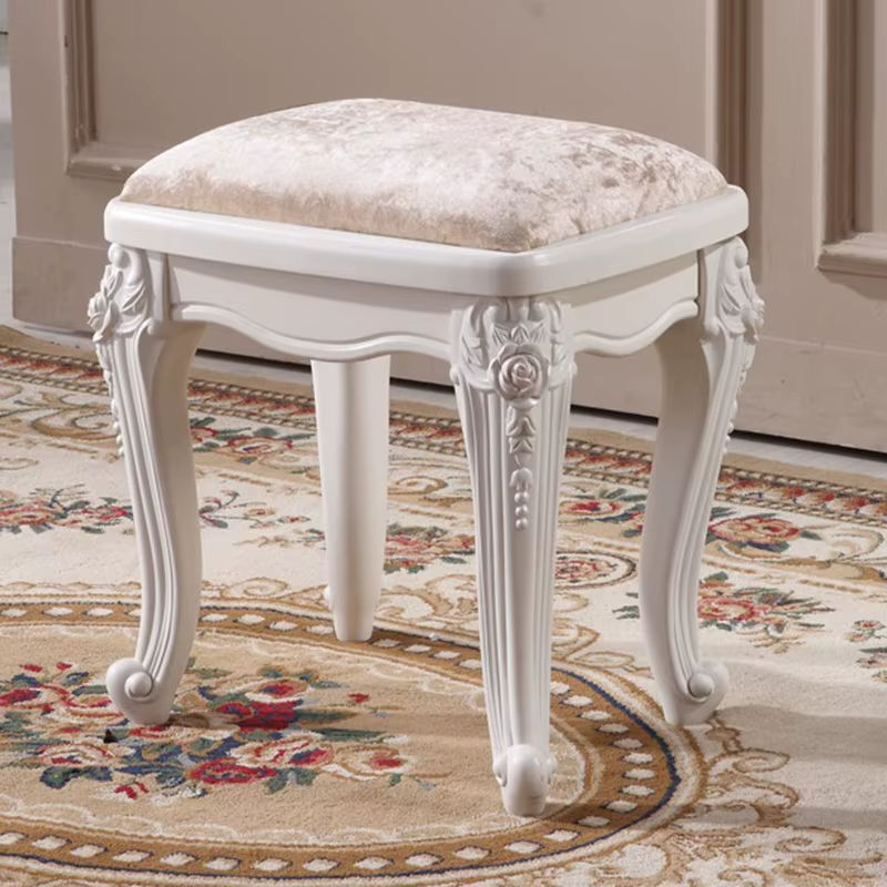 Maison chambre salon tabouret surface douce sac souple haut de gamme maquillage tabouret européen dr