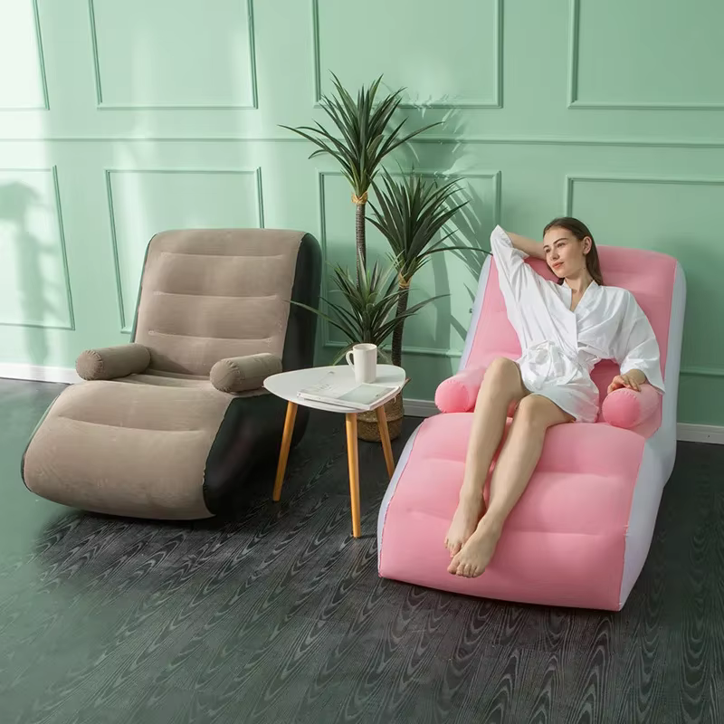 1Pc gonflable paresseux canapé maison loisirs mode confortable gonflable Air lit de couchage intérie