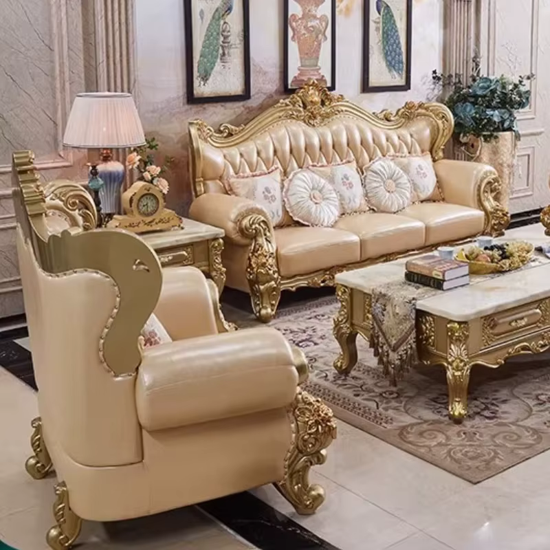 Accoudoir de couchage canapé de jeu de luxe Europe Couples canapés confortables coin relaxant Sedie 