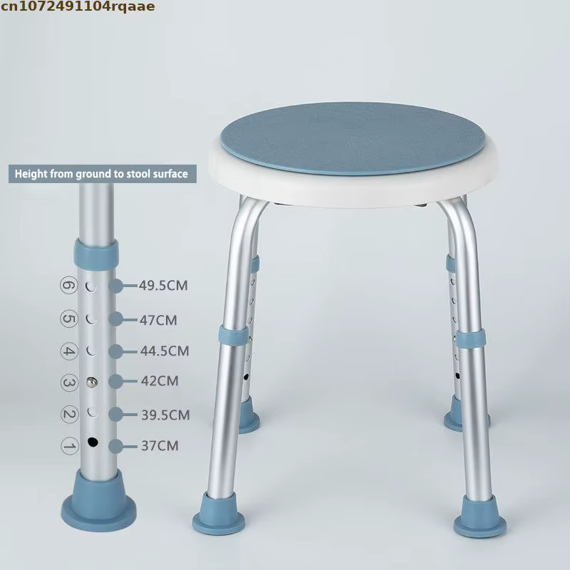 Tabouret de bain multifonction réglable et antidérapant, 6 vitesses, pour enfants âgés, baignoire, d