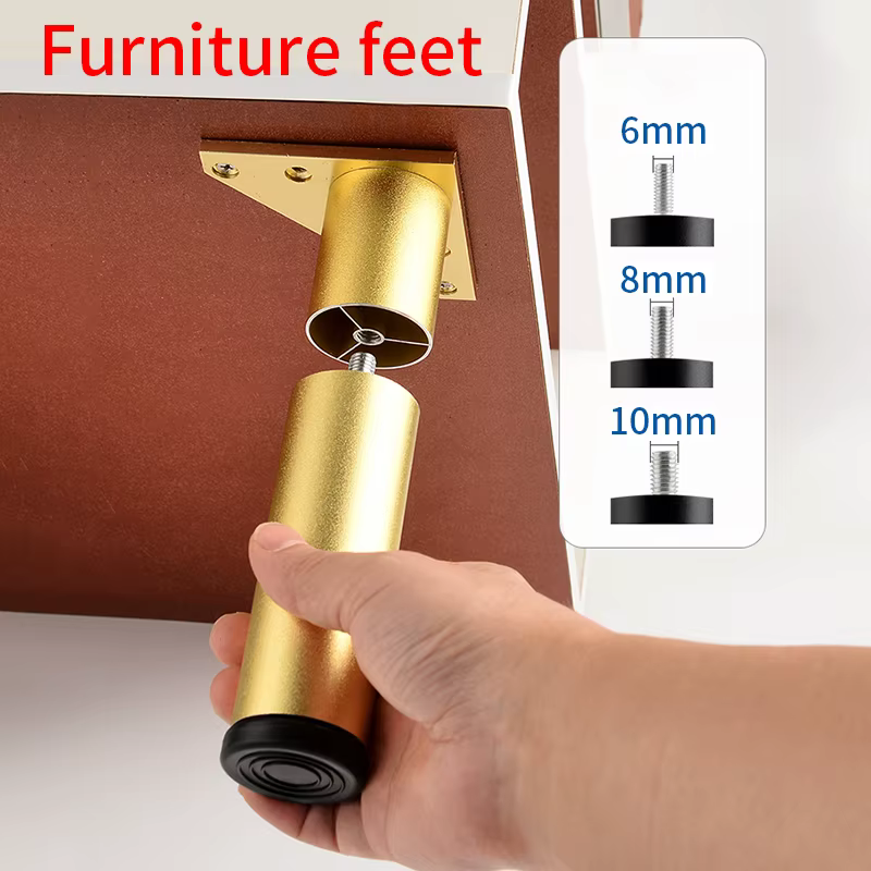 pieds de réglage de la hauteur des meubles pieds de support des armoires  M8 M6 M10 pieds de nivelle