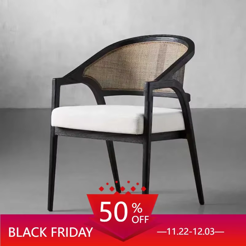 Chaise simple de luxe, mobilier moderne du milieu du siècle, chaises de salon, chaise de salle à man