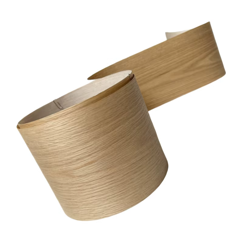 Feuille de placage en bois de chêne blanc naturel, artisanat de placage en bois pour la domination d