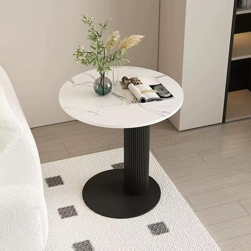 Table basse de style crème, petite table d'appoint moderne pour chambre, bureau, ou canapé, table ce