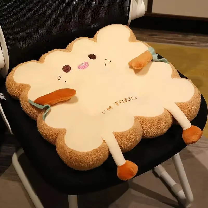 Coussin de Simulation de pain grillé, 1 pièce, oreiller en mousse à mémoire de forme, décor de canap
