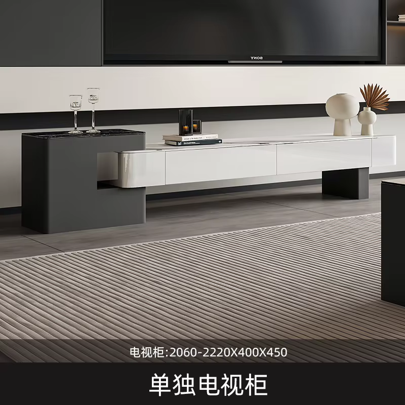 Meuble Tv modulaire italien Simple esthétique industriel meuble Tv de luxe Unique eclectic Mueble Pa