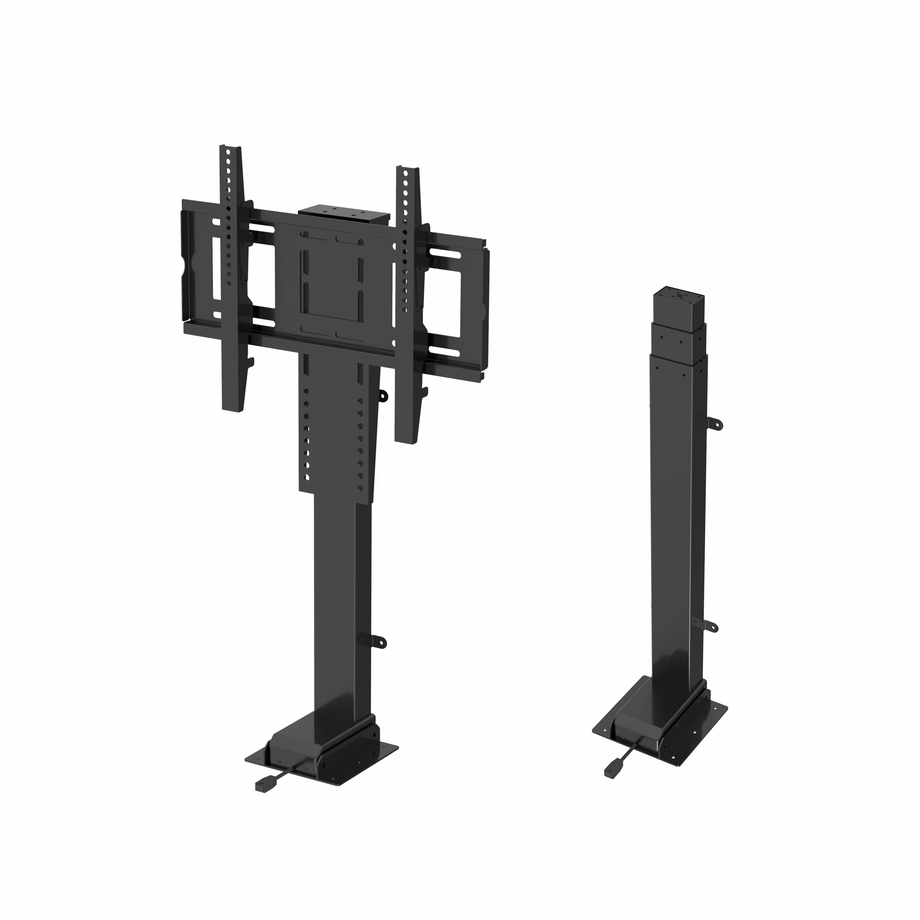 Support TV motorisé électrique 32-70 pouces, élévateur de télévision automatique avec course de 650 