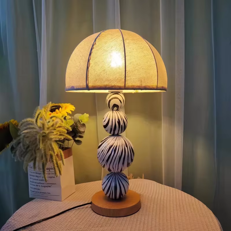 Lampe sur pied pour salon, lampe sur pied zèbre médiévale, design créatif, décoration de chambre, la