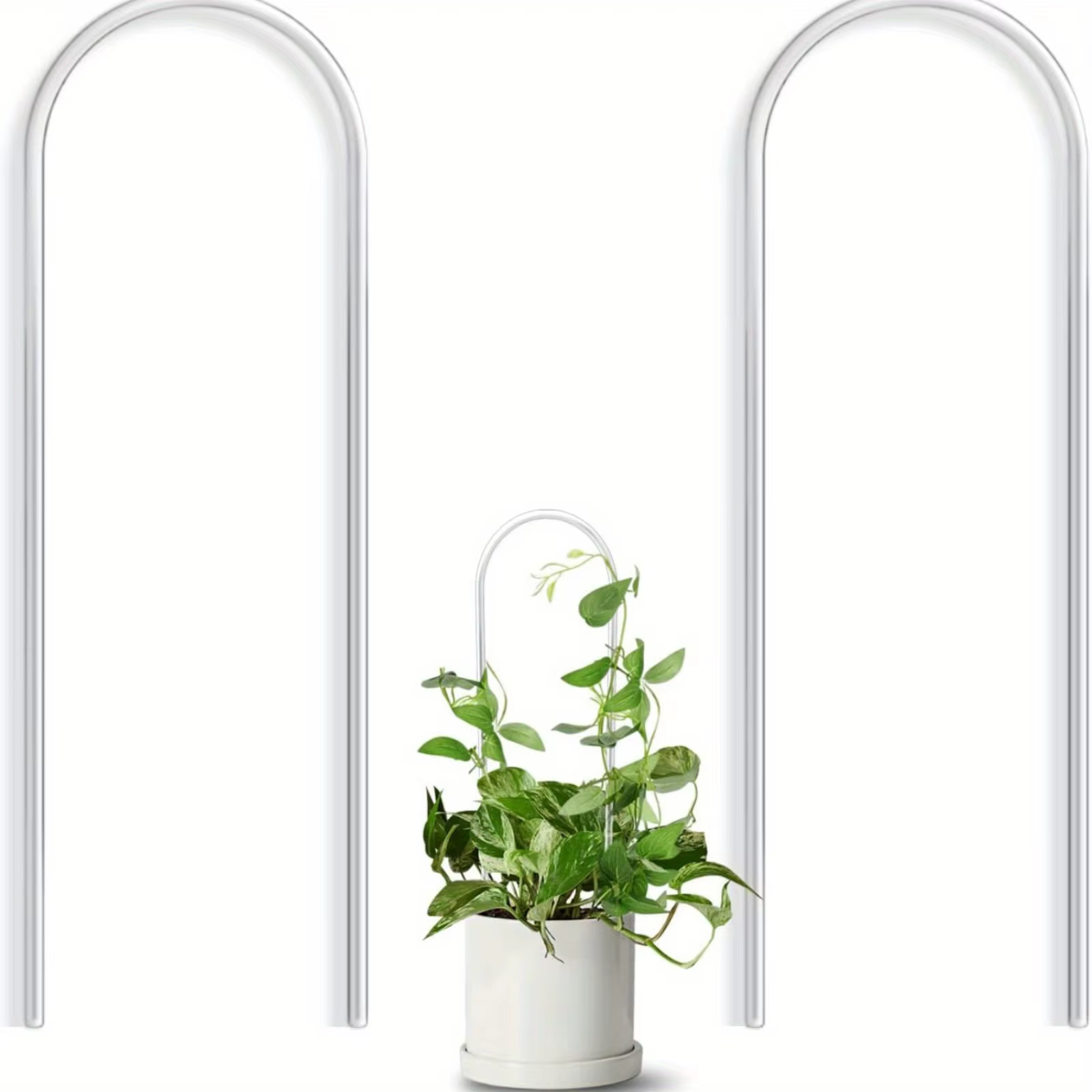 Cadre d'escalade pour plantes en acrylique transparent en forme de U, structure de support spécialem