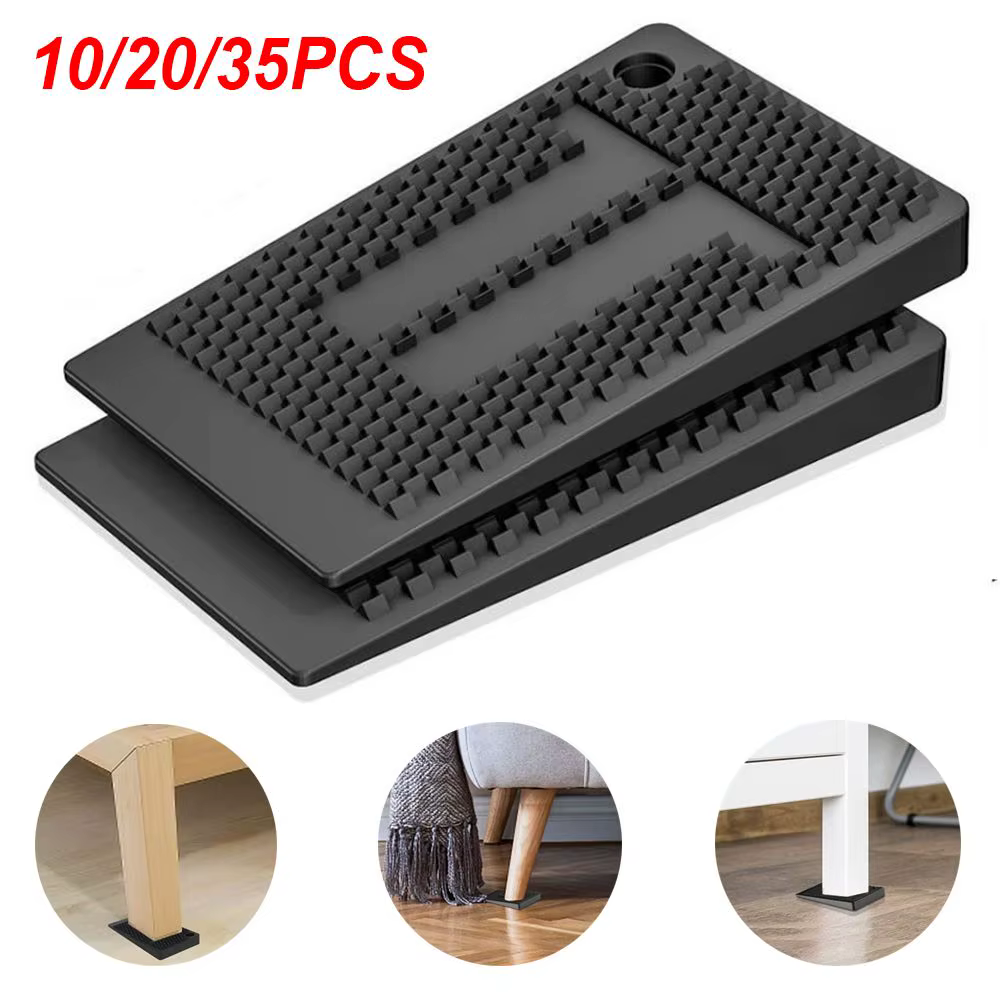 Support de canapé anti-vibration, coussinets de meubles non alds, cale de table, rondelle, stabilisa