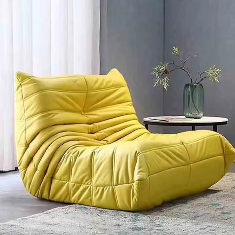 Fauteuil de sol paresseux pour salon, siège individuel en mousse sans accoudoirs, fauteuil de foyer,