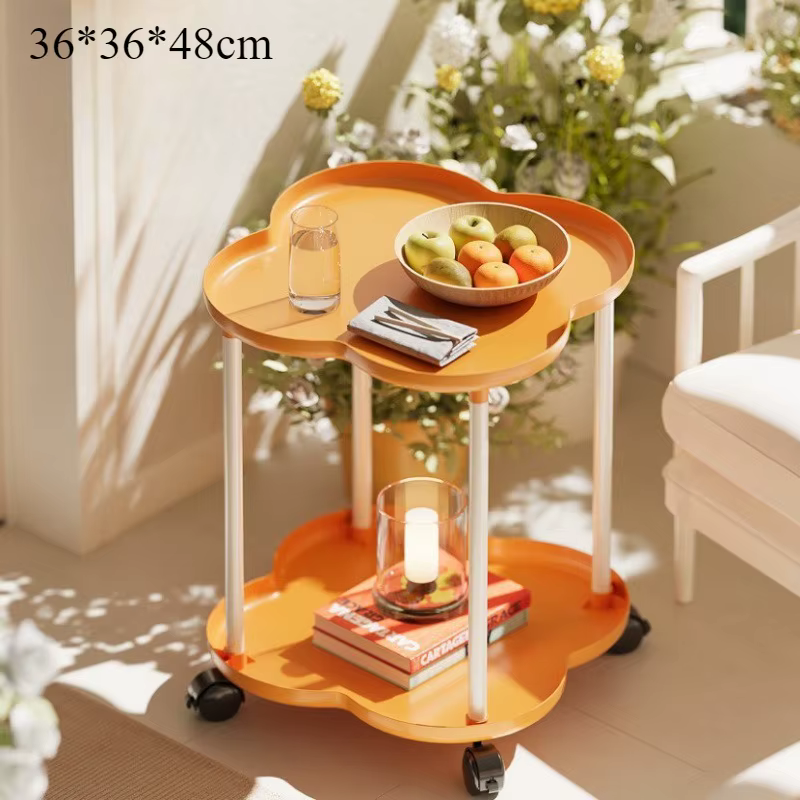 Nouvelle table de chevet simple avec étagère amovible, petite table d'appoint pour chambre à coucher