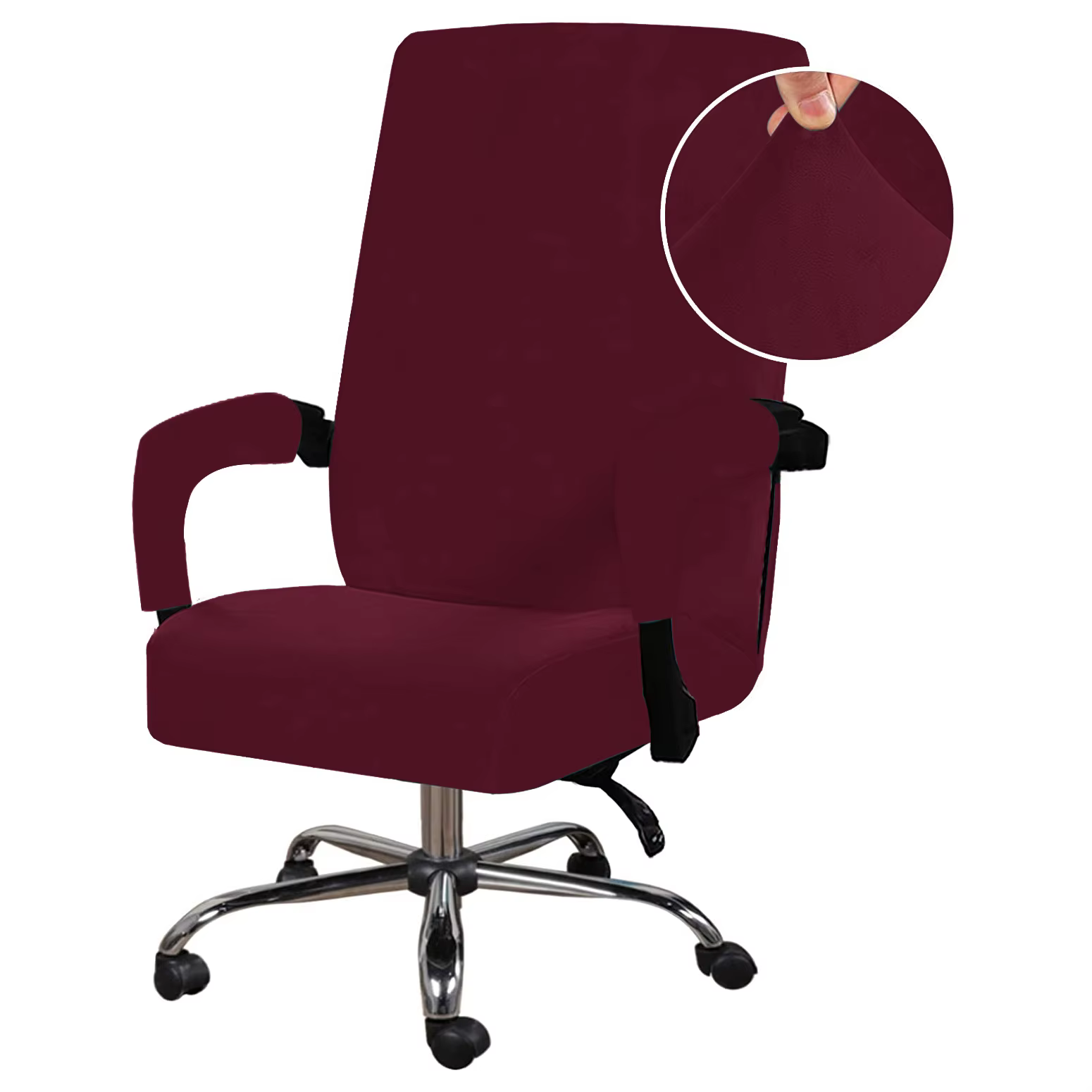 Housse de chaise de direction en velours pour ordinateur, nouvelles housses de chaise d'ordinateur e