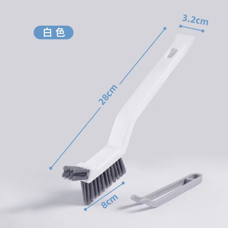 Brosse de nettoyage efficace pour coins et espaces – Brosse de nettoyage polyvalente 2 en 1 pour car