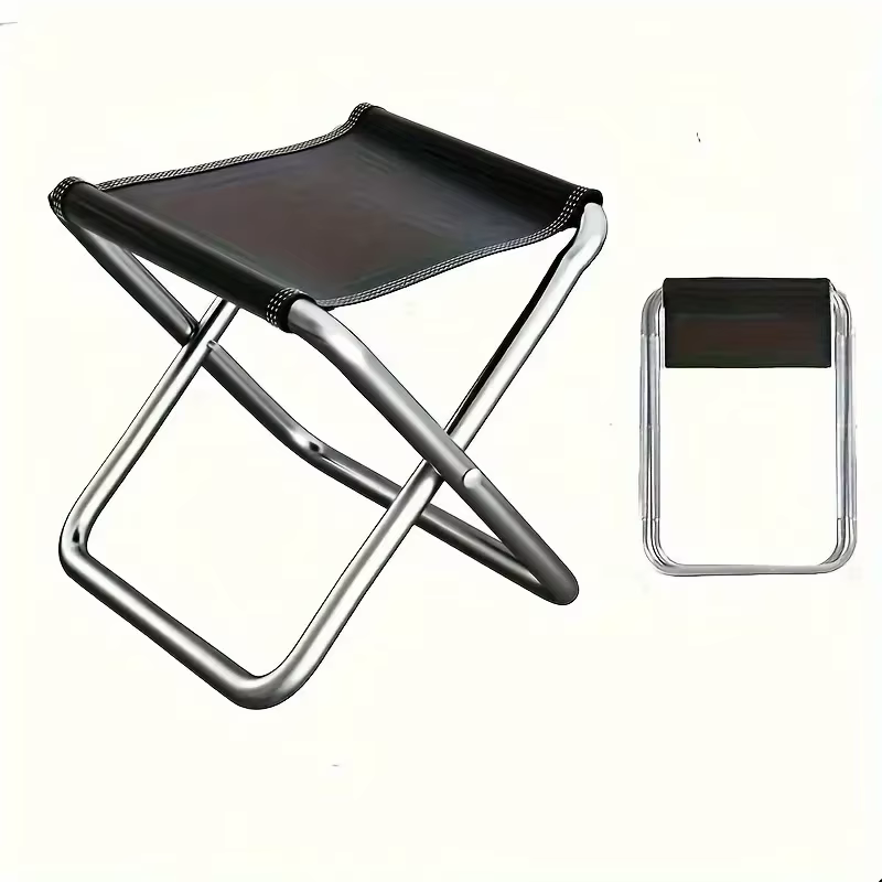 Tabouret pliant compact ultra léger, durable, portable, design peu encombrant pour les voyages, le c