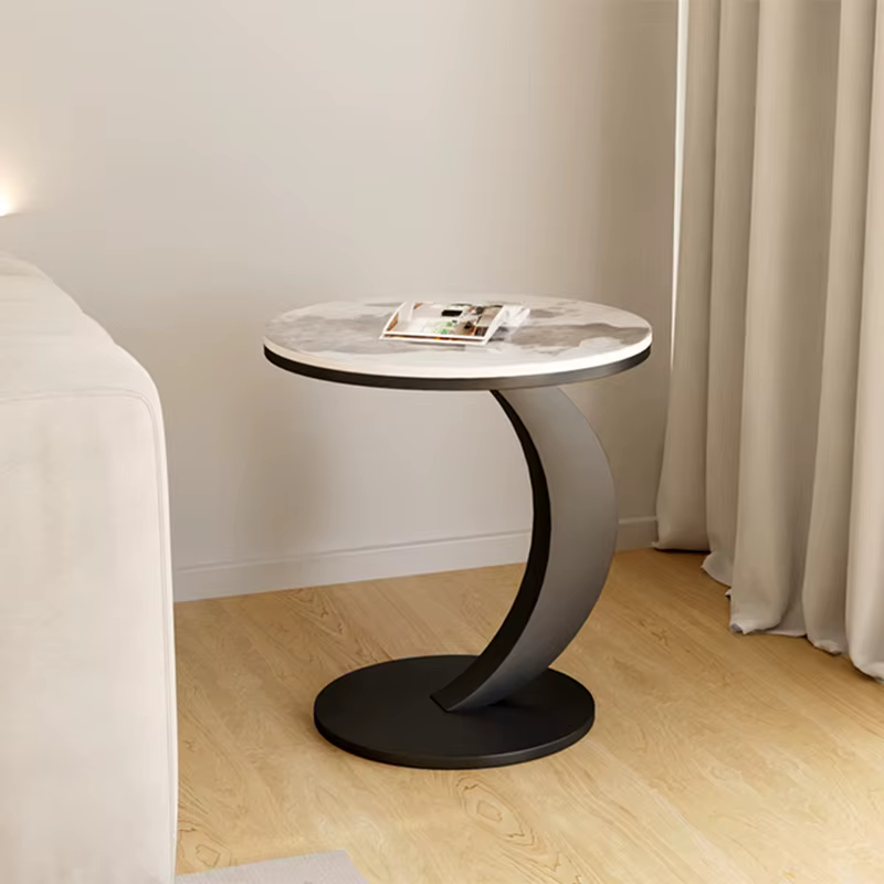 Table basse ronde de luxe, petite table décorative originale, mobilier moderne pour appartement, tab