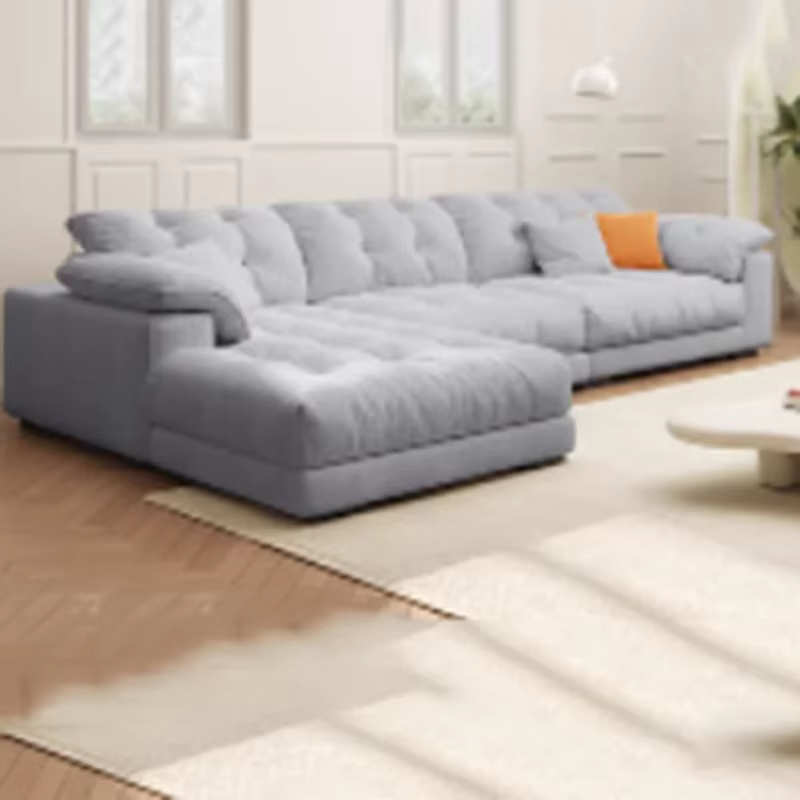 Salon européen Salon canapés luxe minimaliste lit de repos canapés Double paresseux Salon Muebles me