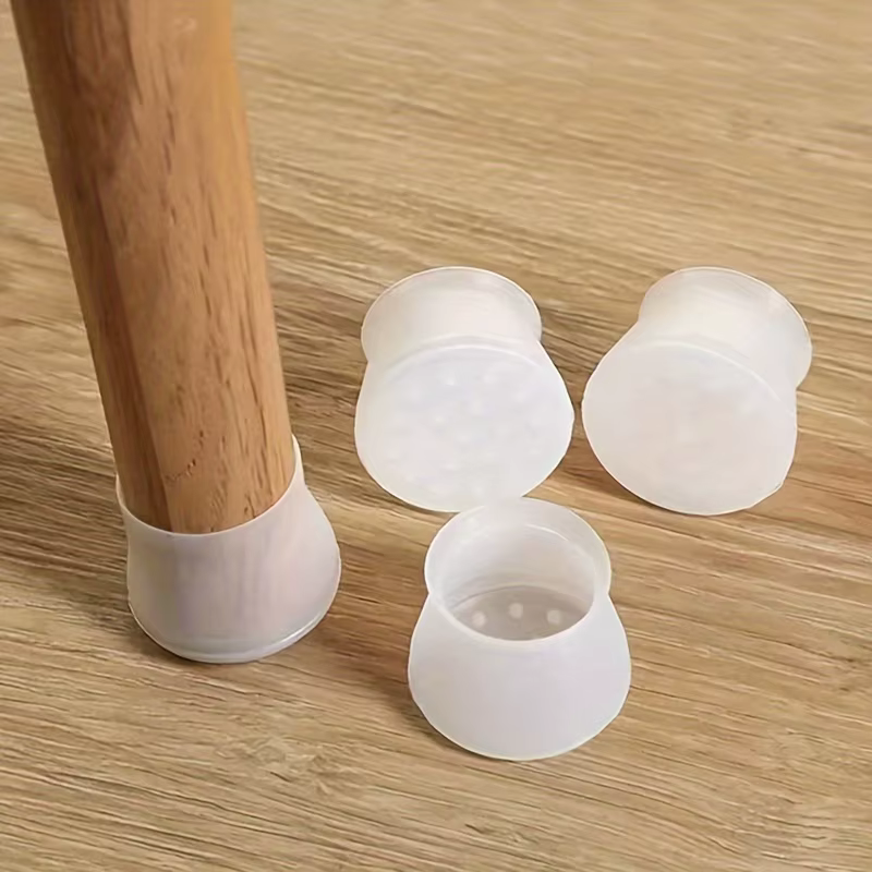 Protecteurs de pieds de meubles 8 pièces, coussinets de protection de sol de chaise antidérapants en