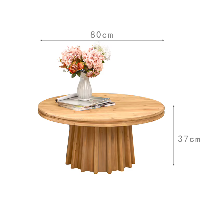 Tables basses rondes japonaises, élégantes, esthétiques, Vintage, peu encombrantes, meubles Basses