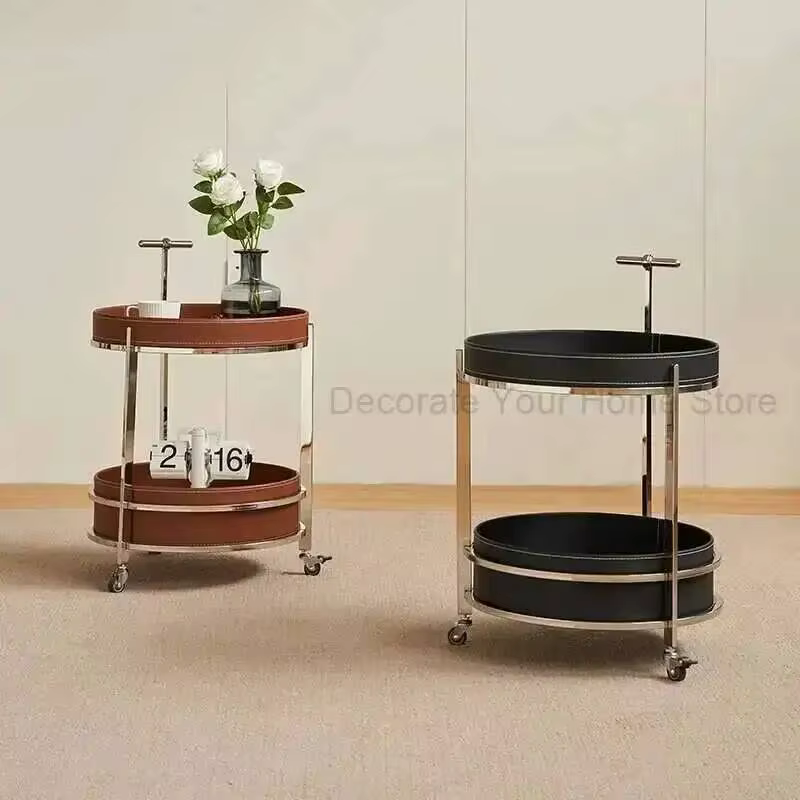 Tables basses, chariot de service, hôtel, multifonctionnel, luxe, design moderne, table d'appoint un