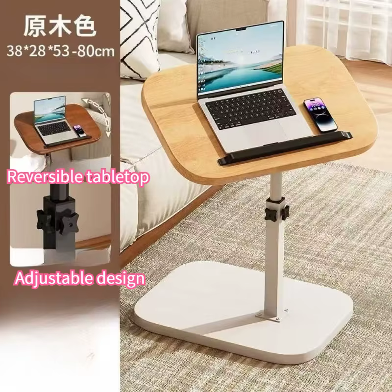 Table d'appoint relevable pour canapé – Table basse réglable en hauteur, rangement mobile pour salon
