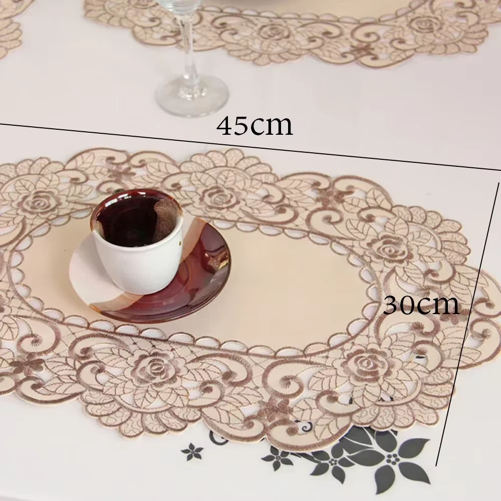 Nappe pratique de haute qualité durable, nar, rectangle, carré, décor de table floral, gril de salle