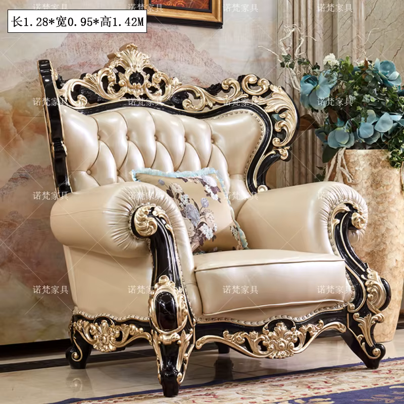 Canapé design européen Double inclinable, coussin confortable, coin salon, Divani Da Soggiorno, acce
