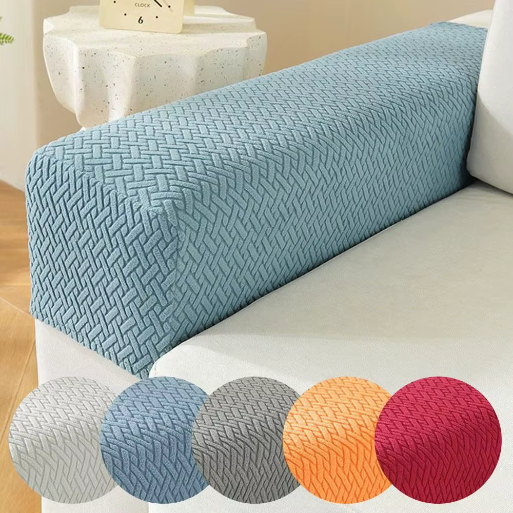 Housse de protection moderne pour accoudoir de canapé