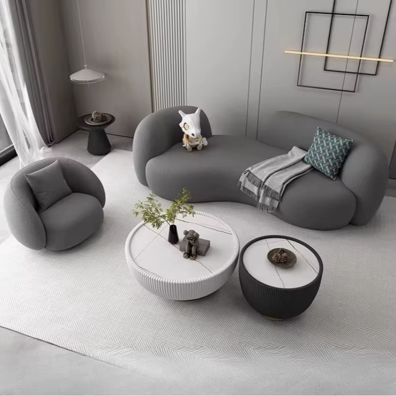 Salon Europe Salon canapés minimaliste luxe paresseux moderne canapé doux coussin Meubles De Salon meubles De maison accessoires