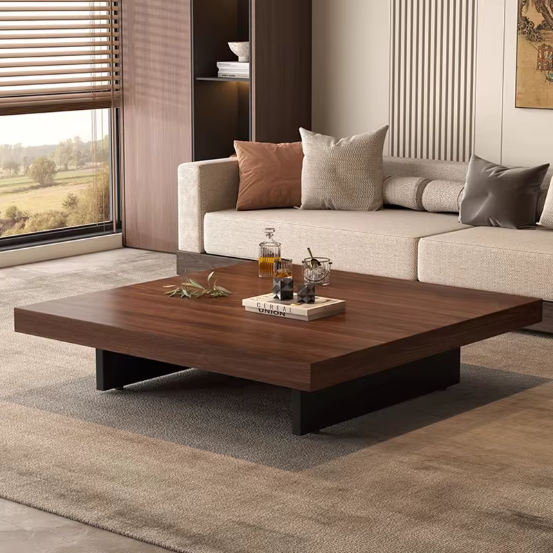 Table basse à couverture rigide en bois