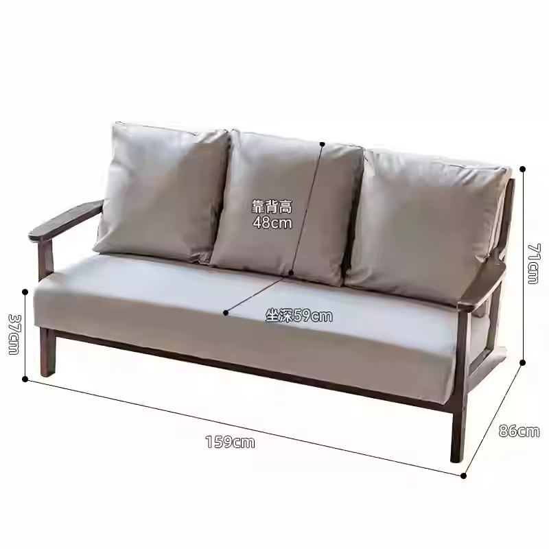 Ensemble table et chaise chinois en bois massif – parfait pour les restaurants/salles d'étude